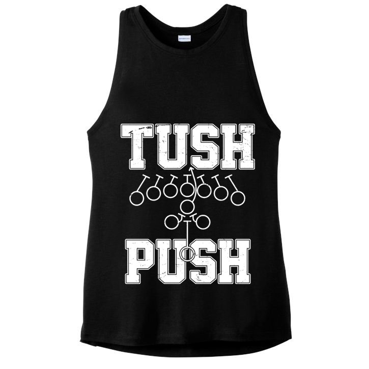 Tush Push Philadelphia Football Ladies PosiCharge Tri-Blend Wicking Tank