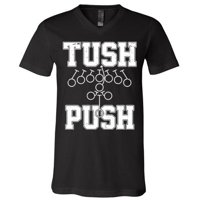 Tush Push Philadelphia Football V-Neck T-Shirt