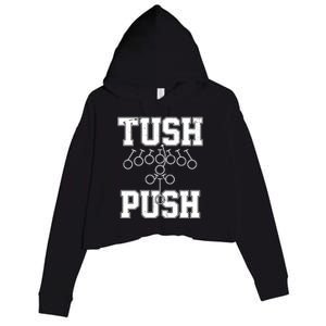 Tush Push Philadelphia Football Crop Fleece Hoodie