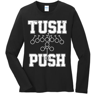 Tush Push Philadelphia Football Ladies Long Sleeve Shirt