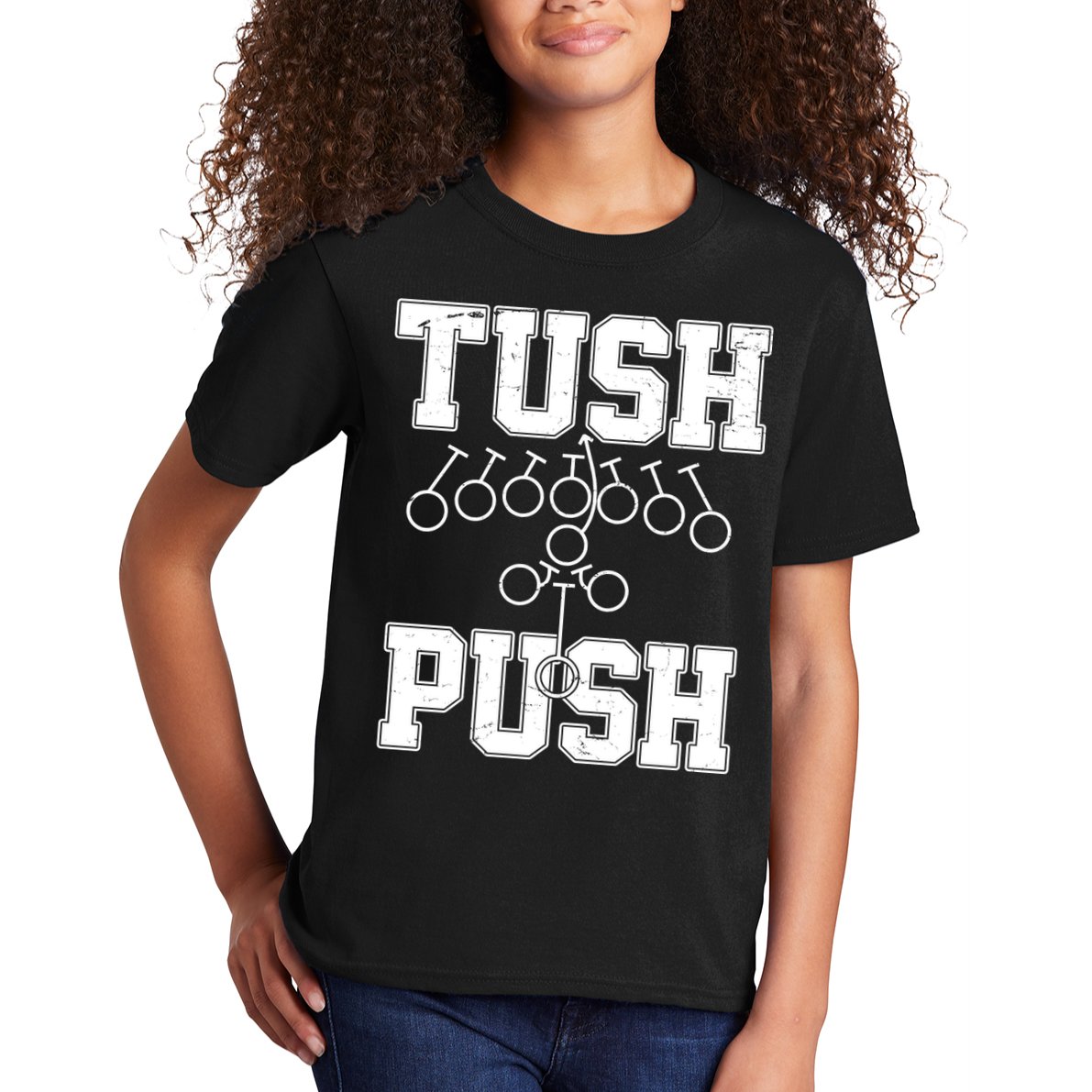 Tush Push Philadelphia Football Kids T-Shirt