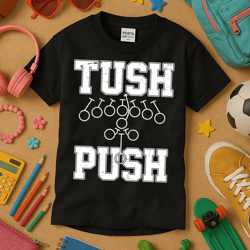 Tush Push Philadelphia Football Kids T-Shirt