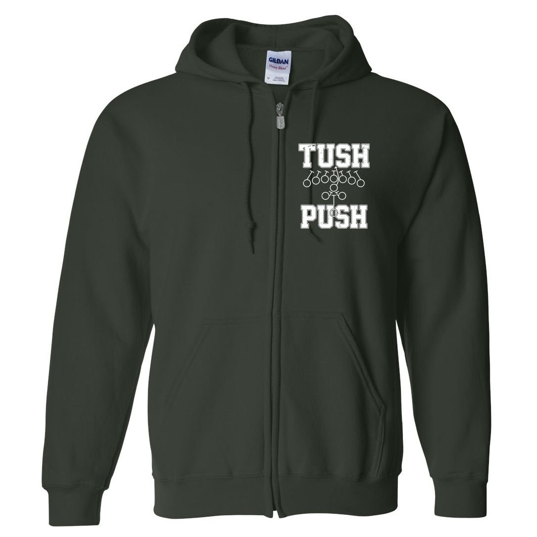 Tush Push Philadelphia Football Full Zip Hoodie