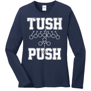 Tush Push Philadelphia Football Ladies Long Sleeve Shirt