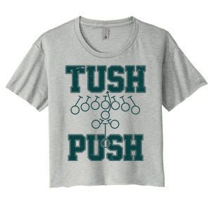 Tush Push Philadelphia Football Women's Crop Top Tee