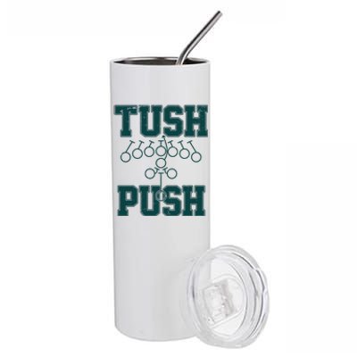 Tush Push Philadelphia Football Stainless Steel Tumbler