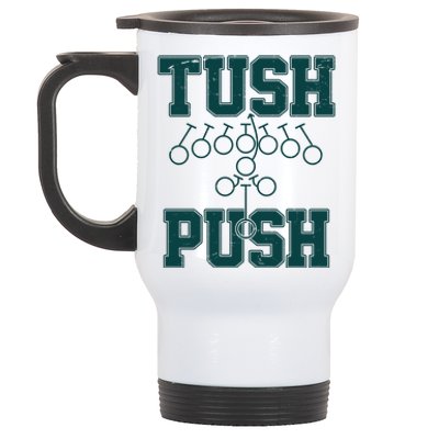 Tush Push Philadelphia Football Stainless Steel Travel Mug