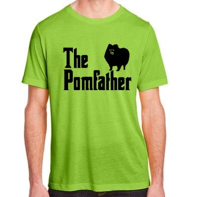 The Pomfather Pomeranian Daddy Pom Dog Lover Pomsky Owners Adult ChromaSoft Performance T-Shirt