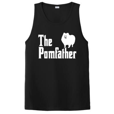 The Pomfather Pomeranian Daddy Pom Dog Lover Pomsky Owners PosiCharge Competitor Tank