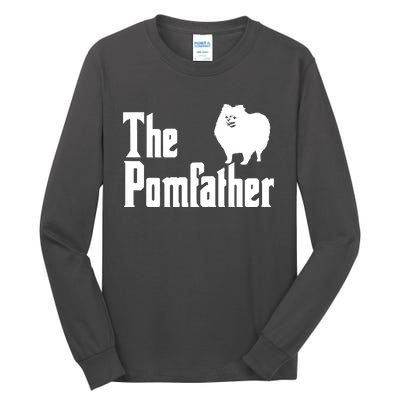 The Pomfather Pomeranian Daddy Pom Dog Lover Pomsky Owners Tall Long Sleeve T-Shirt