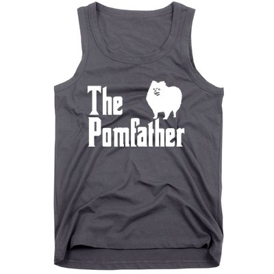 The Pomfather Pomeranian Daddy Pom Dog Lover Pomsky Owners Tank Top