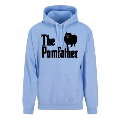 The Pomfather Pomeranian Daddy Pom Dog Lover Pomsky Owners Unisex Surf Hoodie