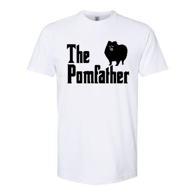 The Pomfather Pomeranian Daddy Pom Dog Lover Pomsky Owners Softstyle CVC T-Shirt