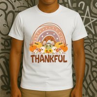 Thankful Pumpkin Patch Cute Rainbow Holiday T-Shirt