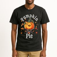 Thanksgiving Pumpkin Pi Funny Autumn Math Teacher Fall Tall T-Shirt