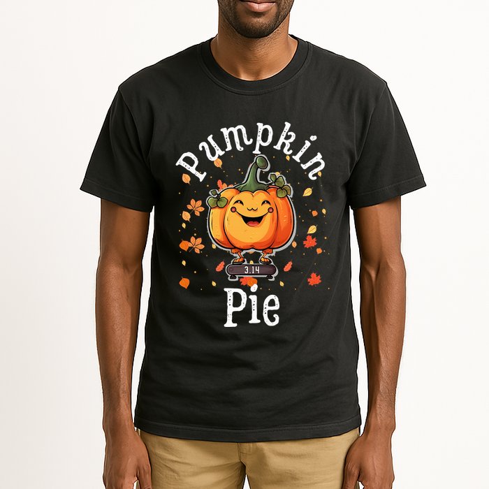 Thanksgiving Pumpkin Pi Funny Autumn Math Teacher Fall Tall T-Shirt