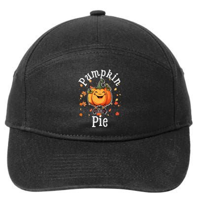 Thanksgiving Pumpkin Pi Funny Autumn Math Teacher Fall 7-Panel Snapback Hat