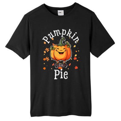 Thanksgiving Pumpkin Pi Funny Autumn Math Teacher Fall Tall Fusion ChromaSoft Performance T-Shirt