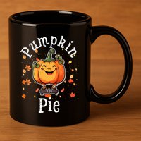 Thanksgiving Pumpkin Pi Funny Autumn Math Teacher Fall 11oz C Handle Ceramic Mug