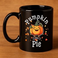 Thanksgiving Pumpkin Pi Funny Autumn Math Teacher Fall 11oz C Handle Ceramic Mug