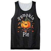 Thanksgiving Pumpkin Pi Funny Autumn Math Teacher Fall Mesh Reversible Basketball Jersey Tank