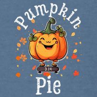 Thanksgiving Pumpkin Pi Funny Autumn Math Teacher Fall Garment-Dyed Sweatshirt