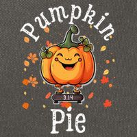 Thanksgiving Pumpkin Pi Funny Autumn Math Teacher Fall Cotton Canvas Backpack