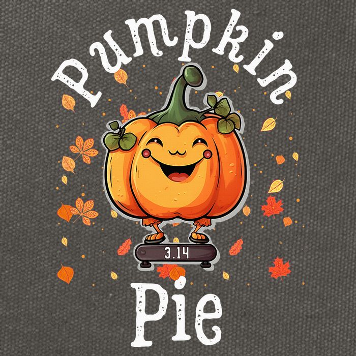 Thanksgiving Pumpkin Pi Funny Autumn Math Teacher Fall Cotton Canvas Backpack