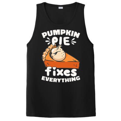 Thanksgiving Pumpkin Pie Humor Outfit PosiCharge Competitor Tank