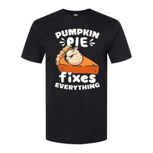 Thanksgiving Pumpkin Pie Humor Outfit Softstyle CVC T-Shirt