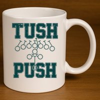 Tush Push Philadelphia Football 11oz C Handle Ceramic Mug
