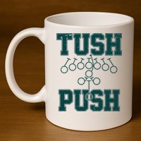 Tush Push Philadelphia Football 11oz C Handle Ceramic Mug