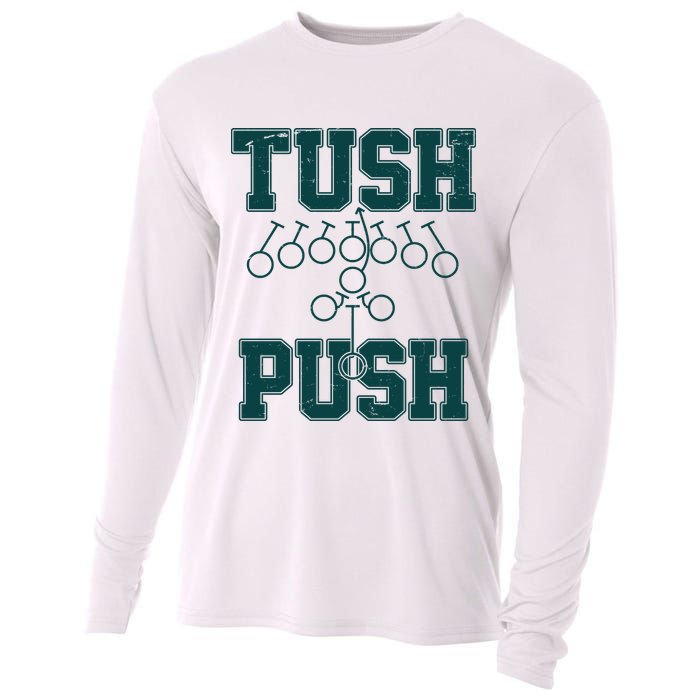 Tush Push Philadelphia Football Cooling Performance Long Sleeve Crew