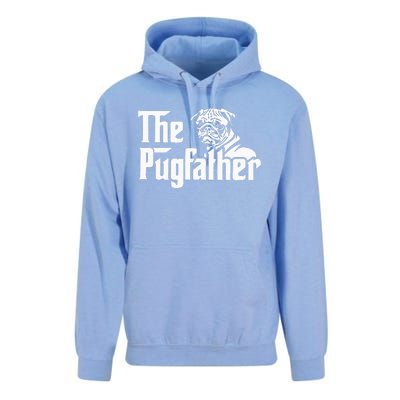 The Pugfather Pug Dad Father's Day Gift Pug Lovers Unisex Surf Hoodie