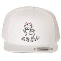 Theartofpants Princess Puddles Wool Snapback Cap