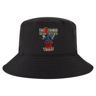 The Patriot Patriotic Country Don't Mess With My Freedom Gift Cool Comfort Performance Bucket Hat