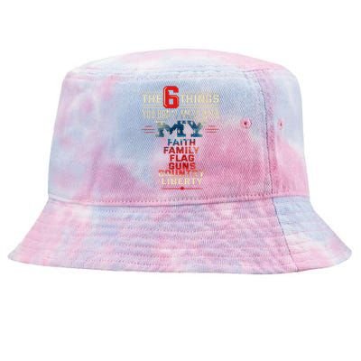 The Patriot Patriotic Country Don't Mess With My Freedom Gift Tie-Dyed Bucket Hat