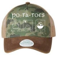 Taters Potatoes Potato Tater Legacy Tie Dye Trucker Hat