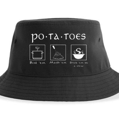 Taters Potatoes Potato Tater Sustainable Bucket Hat