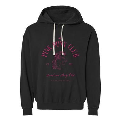 The Pink Pony Club Social And Party Club Garment-Dyed Fleece Hoodie