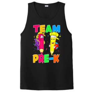 Team Preschool PreK Teacher Student Funny Back To School Gift PosiCharge Competitor Tank