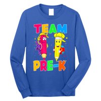 Team Preschool PreK Teacher Student Funny Back To School Gift Long Sleeve Shirt