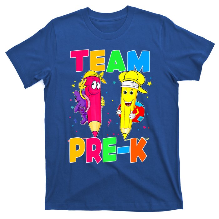 Team Preschool PreK Teacher Student Funny Back To School Gift T-Shirt