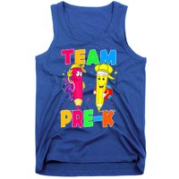 Team Preschool PreK Teacher Student Funny Back To School Gift Tank Top