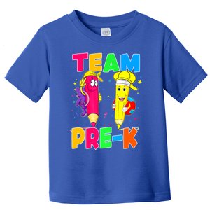 Team Preschool PreK Teacher Student Funny Back To School Gift Toddler T-Shirt