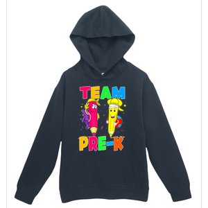 Team Preschool PreK Teacher Student Funny Back To School Gift Urban Pullover Hoodie