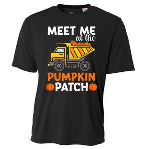 Thanksgiving Pumpkin Patch Truck Cooling Performance Crew T-Shirt