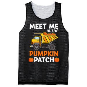 Thanksgiving Pumpkin Patch Truck Mesh Reversible Basketball Jersey Tank