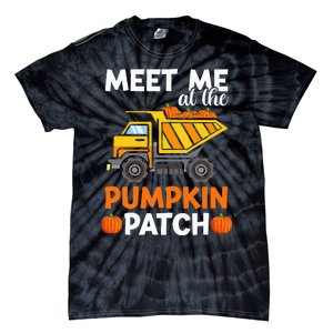 Thanksgiving Pumpkin Patch Truck Tie-Dye T-Shirt