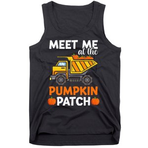 Thanksgiving Pumpkin Patch Truck Tank Top